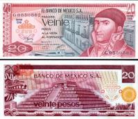*20 Pesos Mexiko 1972-77, P64 UNC - Kliknutím na obrázok zatvorte -